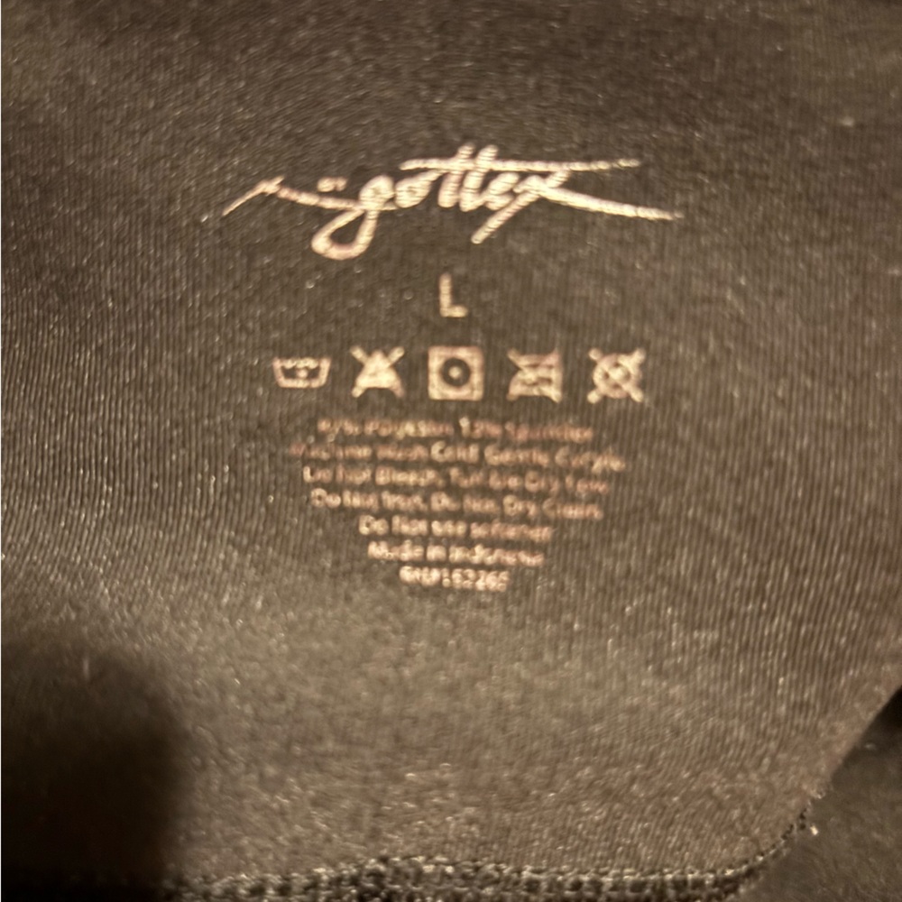 Gottex Black Leggings with Logo Detail - Picture 6 of 6